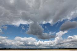 Blue Clouded Skies